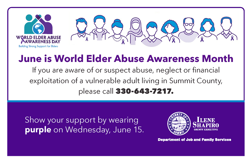 June Is World Elder Abuse Awareness Month Summit County Public Health June Is World Elder Abuse Awareness Month Summit County Public Health